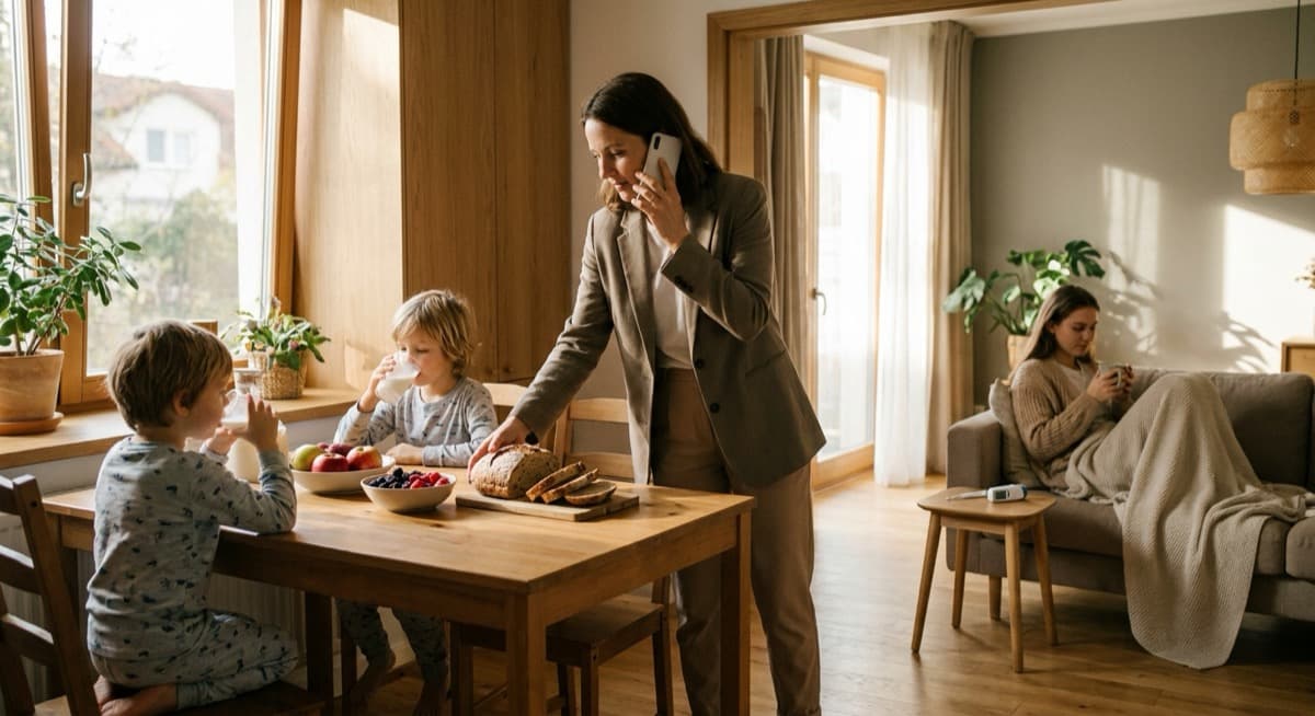 Wenn dein Au-pair krank ist: Ersatzbetreuung, Taschengeld und der Plan für den Ernstfall