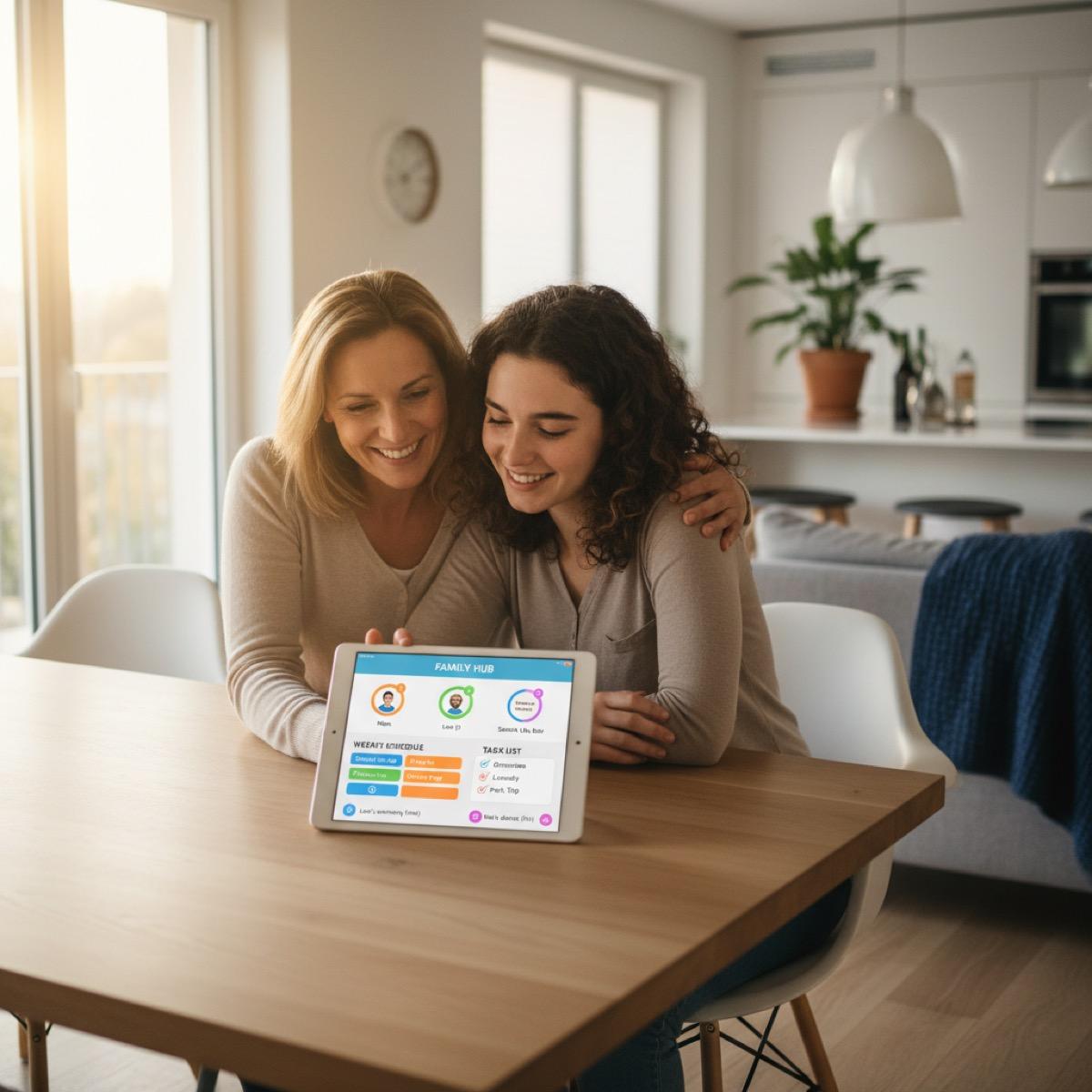 So richtest du dein Familien-Dashboard ein