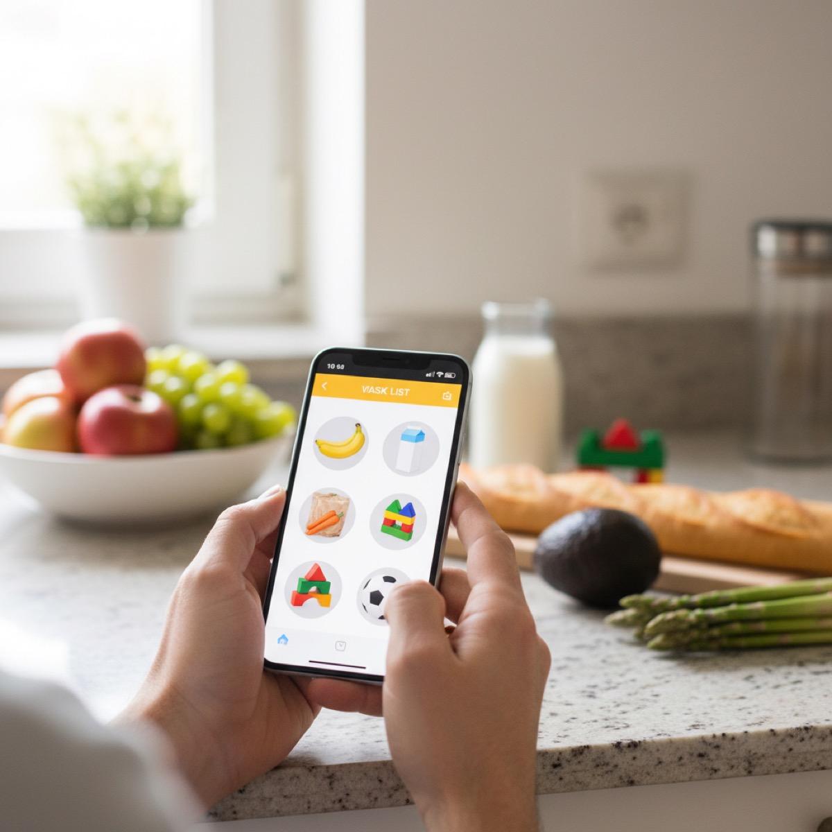 Aufgaben mit Fotos und Kontext verwalten