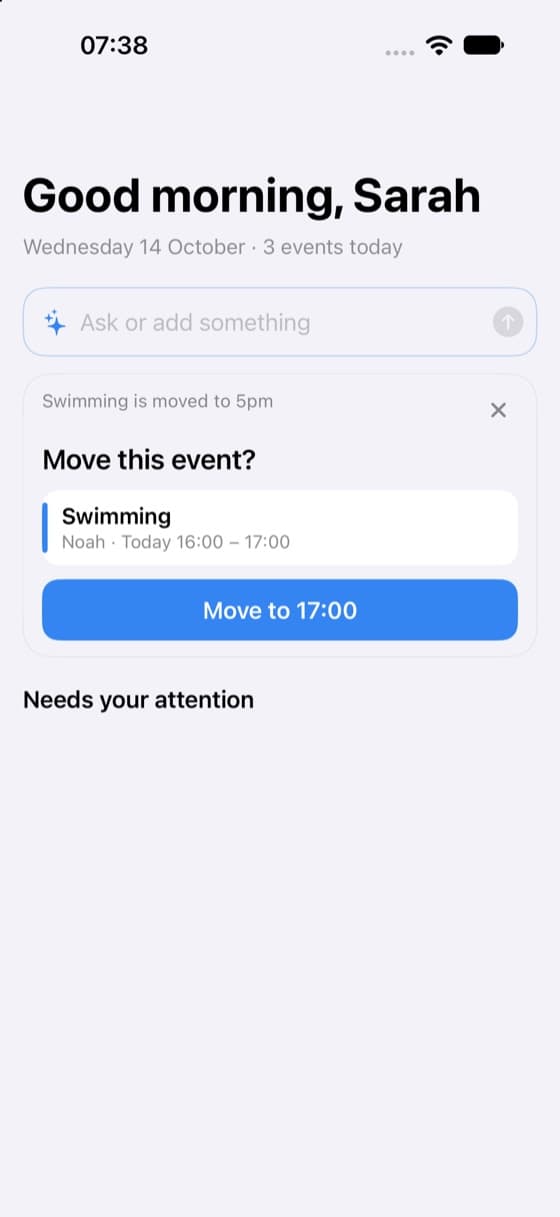 Plan the Week by Typing One Sentence